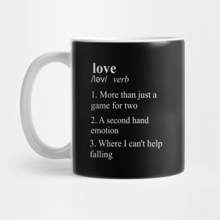 The definition of love Mug